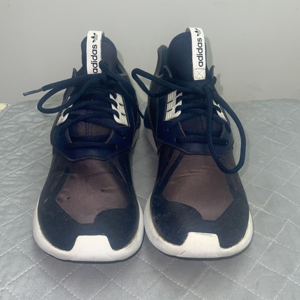 Adidas Original Tubular Runner Men's Size US 10 Sneakers Navy/White - Picture 2 of 6